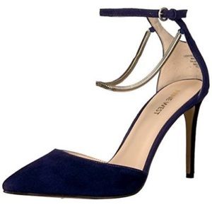 EUC Navy Nine West Heels